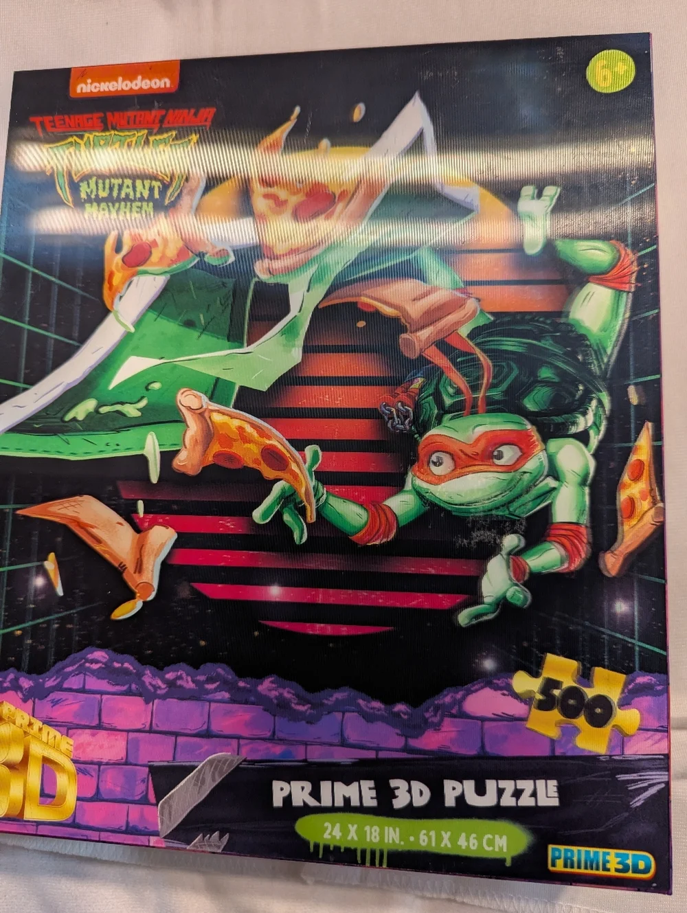 Nickelodeon TMNT Mutant Mayham Prime 3D 500 Piece Puzzle Brand New Sealed